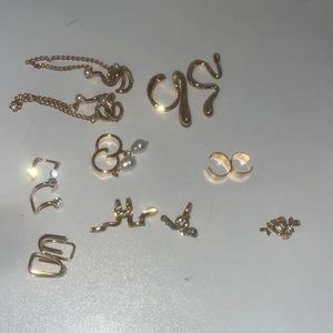 Gold fake cartailge percings